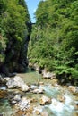 Tolmin gorges Royalty Free Stock Photo