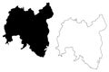 Tolna County Hungary, Hungarian counties map vector illustration, scribble sketch Tolna map Royalty Free Stock Photo