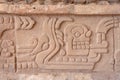 Toltec God Engraving in Tula Mexico Royalty Free Stock Photo