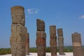 Toltec sculptures in tula, hidalgo, mexico II