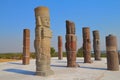 Toltec sculptures in tula, hidalgo, mexico IX Royalty Free Stock Photo