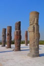 Toltec sculptures in tula, hidalgo, mexico XVI