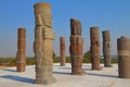 Toltec sculptures in tula, hidalgo, mexico XVIII Royalty Free Stock Photo