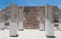 Toltec Temple in Tula Royalty Free Stock Photo