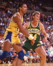 Tom Chambers and Mychal Thompson