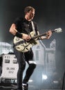 Blink 182 performs in concert Royalty Free Stock Photo