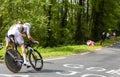 Tom Dumoulin - Tour de France 2018 Royalty Free Stock Photo