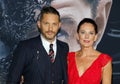 Tom Hardy and Kelly Marcel Royalty Free Stock Photo