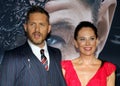 Tom Hardy and Kelly Marcel Royalty Free Stock Photo