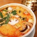 Tom Kha Gai soup Royalty Free Stock Photo