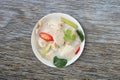 Tom Kha Gai.Traditional thai soup