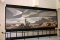 Tom Lea Mural at the El Paso Pulic Libray Royalty Free Stock Photo
