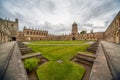 Tom Quad. Oxford University. England Royalty Free Stock Photo