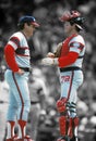 Tom Seaver and Carlton Fisk Chicago White Sox Royalty Free Stock Photo