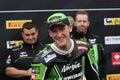 Tom Sykes - Kawasaki ZX-10R Racing Team Royalty Free Stock Photo