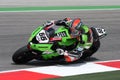 Tom Sykes - Kawasaki ZX-10R Racing Team Royalty Free Stock Photo