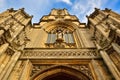 Tom Tower, Low Angle, Christ Church College, Oxford University, England Royalty Free Stock Photo