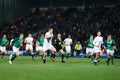 Tom Willis at the Under 20 Six Nations match between Ireland and England at the Irish Independent Park Royalty Free Stock Photo