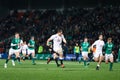 Tom Willis at the Under 20 Six Nations match between Ireland and England at the Irish Independent Park Royalty Free Stock Photo