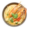 Tom yam kung soup. Thai food Royalty Free Stock Photo