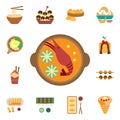 Tom yum goong icon. International Food icons universal set for web and mobile