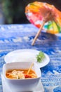 Tom Yum Goong soup - Thai the most famous dish Royalty Free Stock Photo