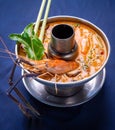 Tom Yum Goong Spicy Sour Soup , Thai food