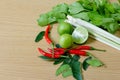 Tom yum ingredient, Thai spicy food Royalty Free Stock Photo