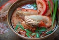 Tom Yum Kung and condiments Thai cuisine