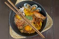 Tom Yum Kung Noodle, popular Thai dish cuisine