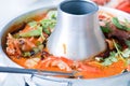 Tom yum kung, thai food Royalty Free Stock Photo