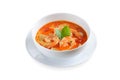 Tom Yum Kung Thai hot spicy shrimp soup Royalty Free Stock Photo