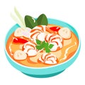 Tom yum kung Thai spicy soup Royalty Free Stock Photo