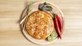 Tom Yum Pizza made by Thailand