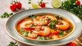 Tom yum soup table meal food spicy thai prawn hot bowl shrimp fish