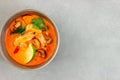 Tom yum soup. Thai cuisine. Healthy eating. Recipes