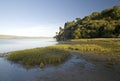 Tomales bay at sunset Royalty Free Stock Photo