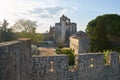 Tomar landmark cloister Convento de cristo christ convent, Portugal Royalty Free Stock Photo