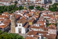 Tomar, Portugal. The city of Tomar with Igreja de Sao Joao Baptista Church