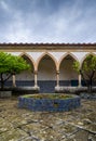 Cloister of the Cemetery, for knight burial, at Convent of Christ - Tomar, Portugal - UNESCO World Heritage Site Ref