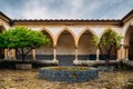 Cloister of the Cemetery, for knight burial, at Convent of Christ - Tomar, Portugal - UNESCO World Heritage Site Ref Royalty Free Stock Photo