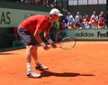 Tomas Berdych at Roland Garros 2011 Royalty Free Stock Photo