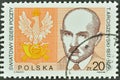 Tomasz Arciszewski (1877-1955), Postmaster, Post crest, World Post Day Royalty Free Stock Photo