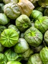 Fresh green Tomatillos or Mexican husk tomato