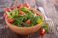 Tomato and arugula salad Royalty Free Stock Photo