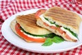 Tomato, Basil and Mozzarella Panini