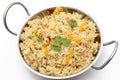 Tomato biryani in a kadai Royalty Free Stock Photo