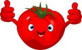 Tomato Character giving thumbs up