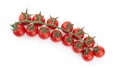 Tomato Cherry isolated on white background top view Royalty Free Stock Photo