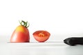 Tomato cut. Royalty Free Stock Photo